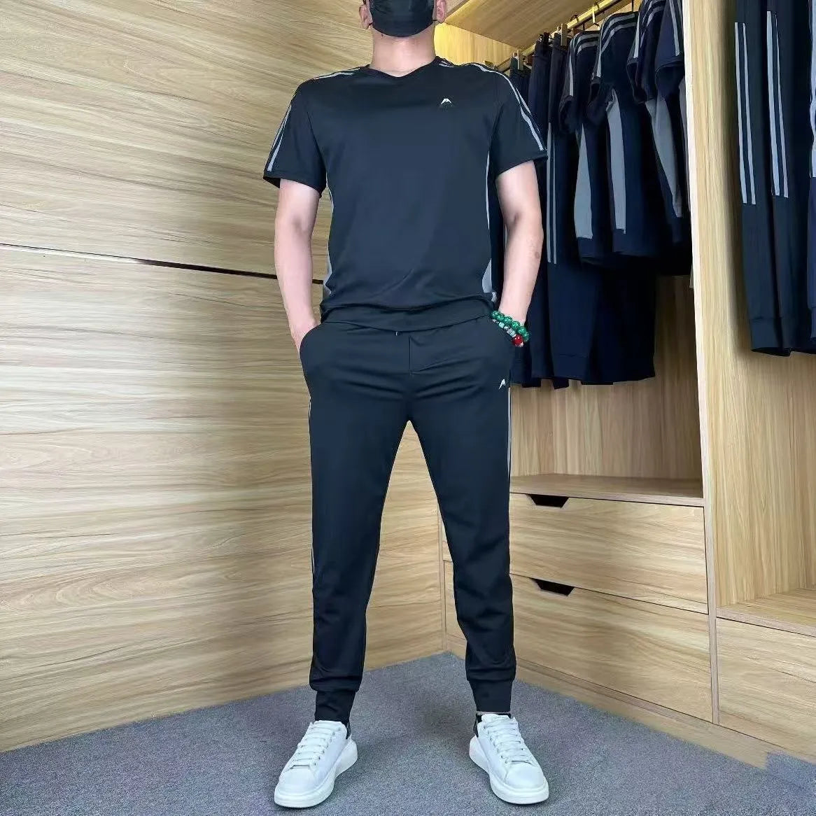 VEXUS™ Performance Set — Breathable 2-Piece T-Shirt & Joggers