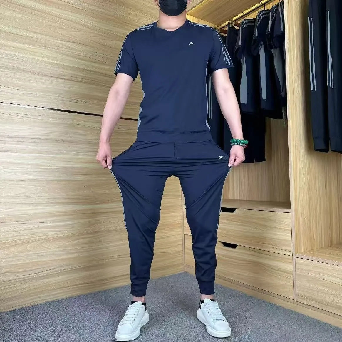 VEXUS™ Performance Set — Breathable 2-Piece T-Shirt & Joggers