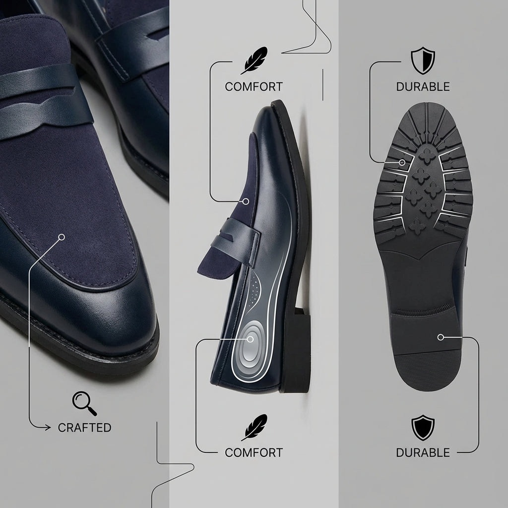 Marco Italian Penny Loafers