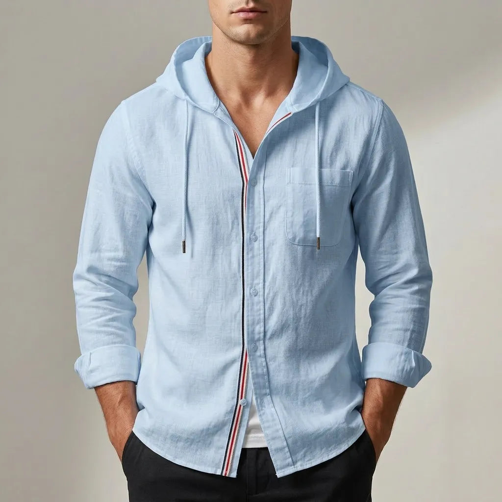 CASA LINEN HOODIE